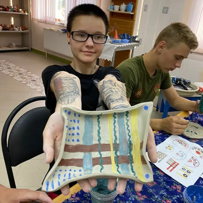 Дымковская роспись